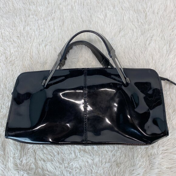 Ted Baker Black Patent Long Clutch Bag No Strap - Picture 2 of 10